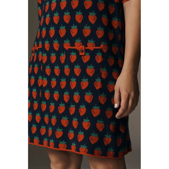 NWT Anthropologie Maeve Strawberry Dress - Picture 9 of 16